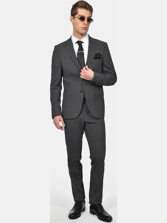 Berto Lucci Winter Men's Suit with Regular Fit ...