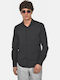 Long Sleeve Shirt in Regular Fit Black