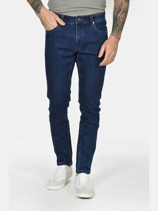 Herren Jeanshosen Elastisches Slim Anwendung Blau