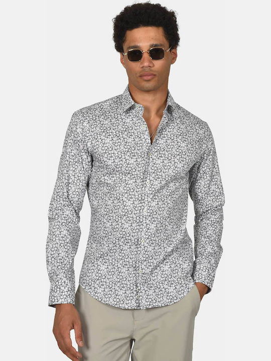 Berto Lucci Long Sleeve Shirt in Regular Fit Fl...