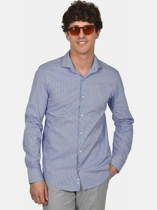 Berto Lucci Long Sleeve Cotton Shirt in Regular...