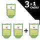 Set 3+1 Gratis Elastisches Wachs Granulate Sensopro Milano Arganöl 100g