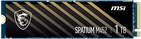 MSI Spatium M452 SSD 1TB τύπου M.2 με σύνδεση PCI Express 4.0 SPATIUM_M452_1TB