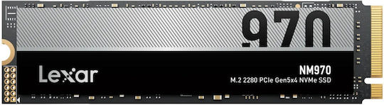 Lexar NM970 SSD 2TB M.2 with PCI Express 5.0 Connection LNM970X002T-RNNNG