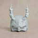 Unpainted 3D Figure Cosplay Daredevil Marvel Rivals Helmet Painting DIY Gift Colors 15.2 Cm 1:12