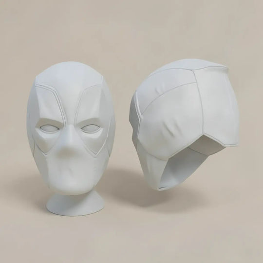 Figurină 3D Nevopsită Cosplay Casca Deadpool Deadpool 3 Altă Versiune Vopsire Diy Cadou Culori 20 Cm 1:8