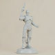 Άβαφη 3d Sammelbare Figur Robocop Stand 1 10 Basis Diy Geschenk Farben 30 Cm 1:6