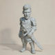 Unpainted 3D Figure Game Thrones Jaime Lannister Chibi 3D Printing Figurine Painting DIY Gift Colors 30 Cm 1:6