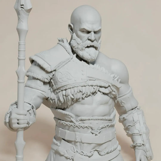 Άβαφη 3D Фигура Кратос Богът на Войната 313мм Боядисване Направи Си Сам Подарък Цветове 15,2 См 1:12