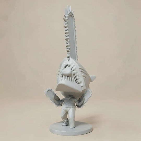 Unpainted 3D Figure Nendoroid Denji Chainsaw Man Painting Diy Gift Colors 15.2 Cm 1:12