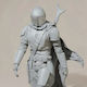 Άβαφη 3d Figur Mandalorianer Staffel 1 Walking Ready To Bemalen Diy Geschenk Farben 30 Cm 1:6