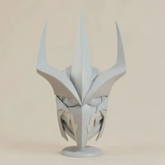 Небоядисана 3D Фигура Cosplay Super Shredder Fortnite Каска Боядисване DIY Подарък Цветове 15,2 См 1:12