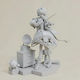 Άβαφη 3d Φιγούρα Cecilia Immergreen Hololive 3d Βάψιμο Diy Δώρο Χρώματα 15,2 Cm 1:12