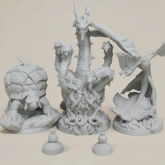 Sammlbare Figur Kaiju Pokemon Flapple Appletun Hydrapple Bemalt Diy Geschenk Farben 15,2 Cm 1:12