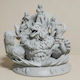 Unpainted 3D Figure Gogeta Goku Vegeta From Dragon Ball Painting Diy Gift Colors 20 Cm 1:8