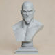 Άβαφη 3d Sammelbare Figur Kratos Gott des Krieges Bust 3d Modell Skulptur Bemalung Diy Geschenk Farben 20 Cm 1:8