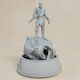 Άβαφη 3d Φιγούρα Kratos Standing From God War Βάψιμο Diy Δώρο Χρώματα 15,2 Cm 1:12