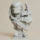 Άβαφη 3d Φιγούρα Predator Armor Bust Model Βάψιμο Diy Δώρο Χρώματα 20 Cm 1:8