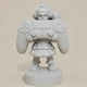 Άβαφη 3d Sammelbare Figur Pennywise Joystick Holder Basis Diy Βάψιμο Δώρο Χρώματα 20 Cm 1:8
