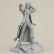 Unpainted 3D Figure Dante Standing V2 Painting DIY Gift Colors 15.2 Cm 1:12