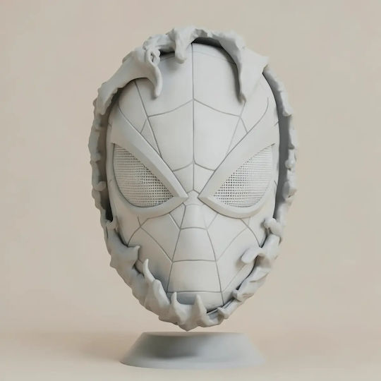 Άβαφη 3D Фигура Cosplay Venom Spiderman Маска За Носене Боядисване DIY Подарък Цветове 20 см 1:8