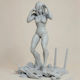 Unbemalte 3d Figur Female Titan V2 Aus Angriff auf Titan Bemalung Diy Geschenk Farben 20 Cm 1:8