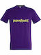 Unisex T-shirt Miminivriaiz Greek Funny Quote Dark Purple