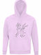 Bio-Unisex Kapuzenpulli Lola Bunny Spanking Bags Bunny Kinky Cartoons Rosa Cremig