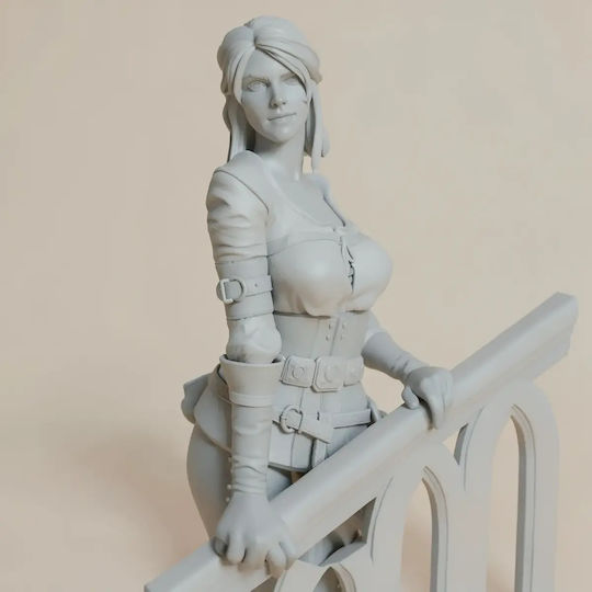 Άβαφη 3d Φιγούρα Ciri By Stair 3d Βάψιμο Diy Δώρο Χρώματα 15,2 Cm 1:12