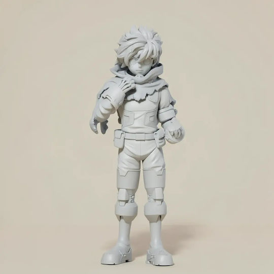 Unbemalte 3D Figur Life Size Deku Dekor DIY Geschenk Farben 30 Cm 1:6