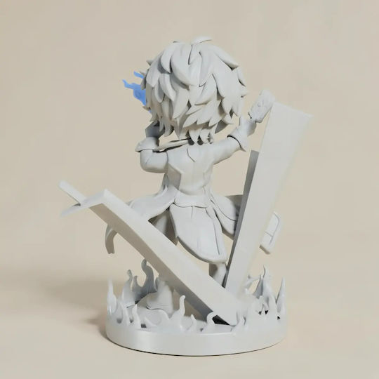 Άβαφη 3D Фигура Ren Amamiya Жокер Persona 5 Chibi Модел Боядисване DIY Подарък Цветове 20 см 1:8