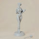 Unpainted 3D Figure Joker Female 1 6 3D Painting DIY Gift Colors 20 Cm 1:8