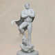 Άβαφη 3d Φιγούρα Robin On Joker Base Βάψιμο Diy Δώρο Χρώματα 15,2 Cm 1:12