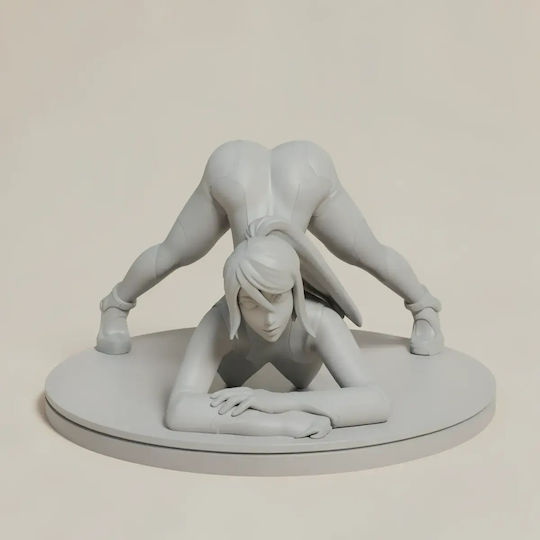 Άβαφη 3d Φιγούρα Samus Aran Phone Holder 3d Βάψιμο Diy Δώρο Χρώματα 15,2 Cm 1:12