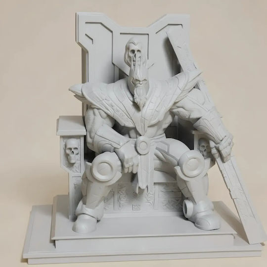 Unpainted 3D Figure Old Thanos On Throne Painting Diy Gift Colors 30 Cm 1:6