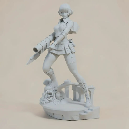 Unpainted 3D Figure Lady From Devil May Cry Painting DIY Gift Colors 15.2 Cm 1:12