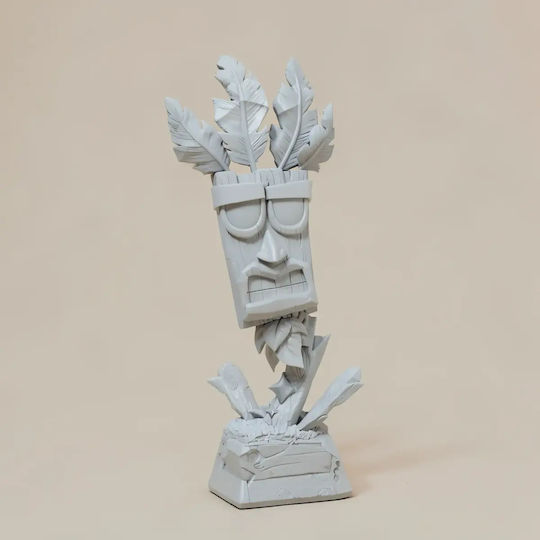 Небоядисана 3D Фигура Aku Aku Crash Bandicoot 3D Боядисване DIY Подарък Цветове 15,2 См 1:12