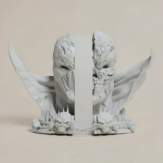 Unpainted 3D Figure Spawn Book Holder 3D Printing Models Painting DIY Gift Colors 15.2 Cm 1:12