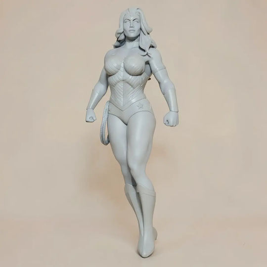 Unbemalte 3d Figur New 52 Wunderfrau 3d Druckmodelle Bemalung Diy Geschenk Farben 20 Cm 1:8