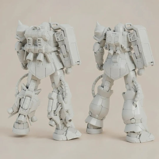 Unpainted 3D Figure Zaku Cyclops II Gundam Painting DIY Gift Colors 20 Cm 1:8
