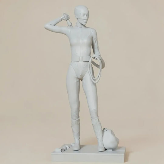 Unbemalte 3d Figur Catwoman From Batman 2022 Bemalung Diy Geschenk Farben 15,2 Cm 1:12