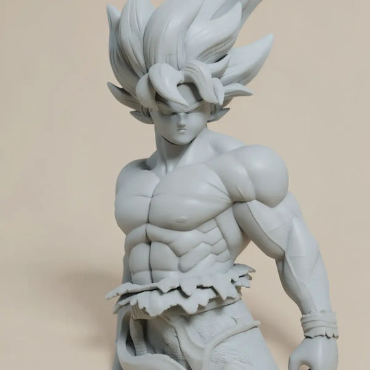 Άβαφη 3D Фигура Син Гоку Супер Саян Без Риза 3D Печат Модел Dragonball Боядисване Направи Си Сам Подарък Цветове 15,2 См 1:12