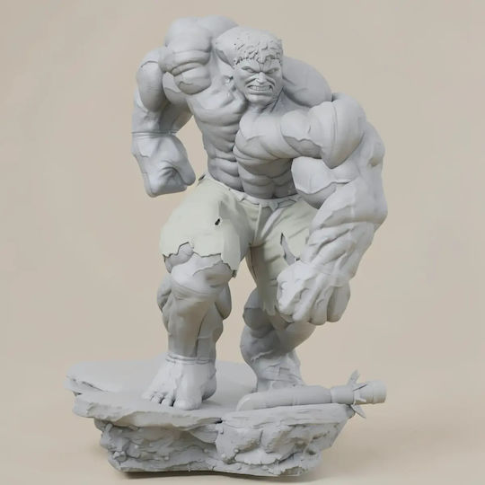 Unpainted 3D Figure Hulk Muscle Walking Ready To 3D Model Painting DIY Gift Colors 20 Cm 1:8