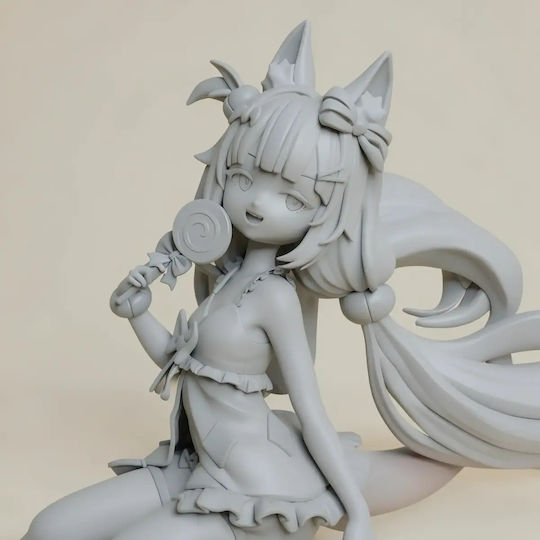 Άβαφη 3D Фигура Sameko Saba Vtuber Хелоуин 240мм Боядисване DIY Подарък Цветове 15,2 см 1:12