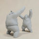 Unpainted 3D Figure Super Basic Sumo Napkin Holder Painting DIY Gift Colors 15.2 Cm 1:12