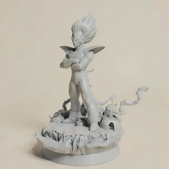 Небоядисана 3D Фигура Vegeta Държащ Dragonball 3D Печат Модели Боядисване DIY Подарък Цветове 20 См 1:8