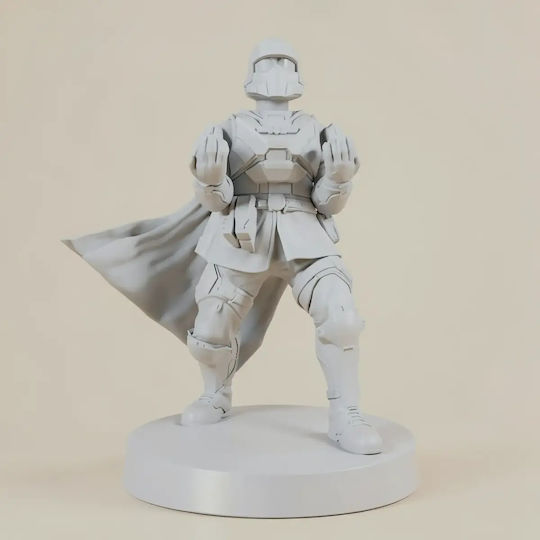 Άβαφη 3d Sammelbare Figur Helldiver Controller Holder Basis Diy Δώρο Χρώματα 30 Cm 1:6