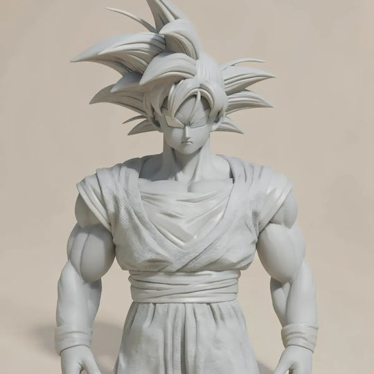 Sammlbare Figur Goku Z Warrior Stehend 3d Druckmodelle Bemalt Diy Geschenk Farben 15,2 Cm 1:12