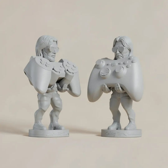 Άβαφη 3D Sammelbare Figur Keanu Reeves Johnny Silverhand Joystick Basis Diy Geschenk Farben 15,2 Cm 1:12