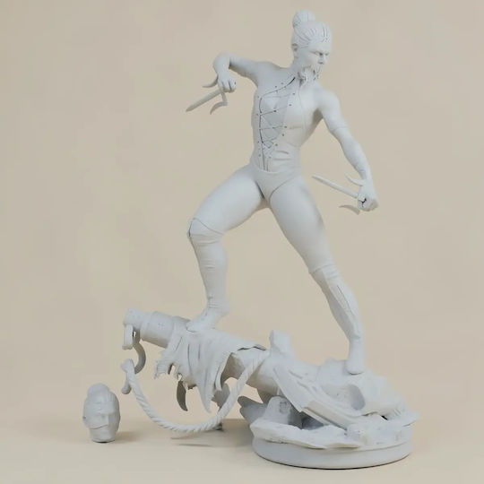 Άβαφη 3D Фигура Mileena От Mortal Kombat Боядисване DIY Подарък Цветове 30 см 1:6